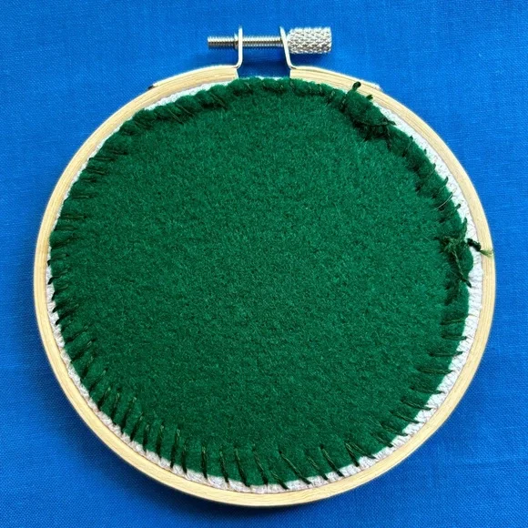 Noah Kahan “Northern Attitude” Lyrics 4-Inch Wooden-Framed Cross Stitch - Picture 3 of 6